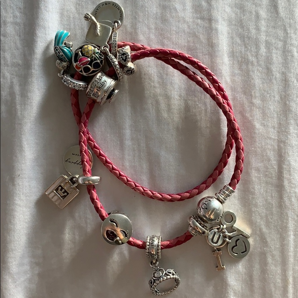 Authentic Pandora Bracelet and Charms